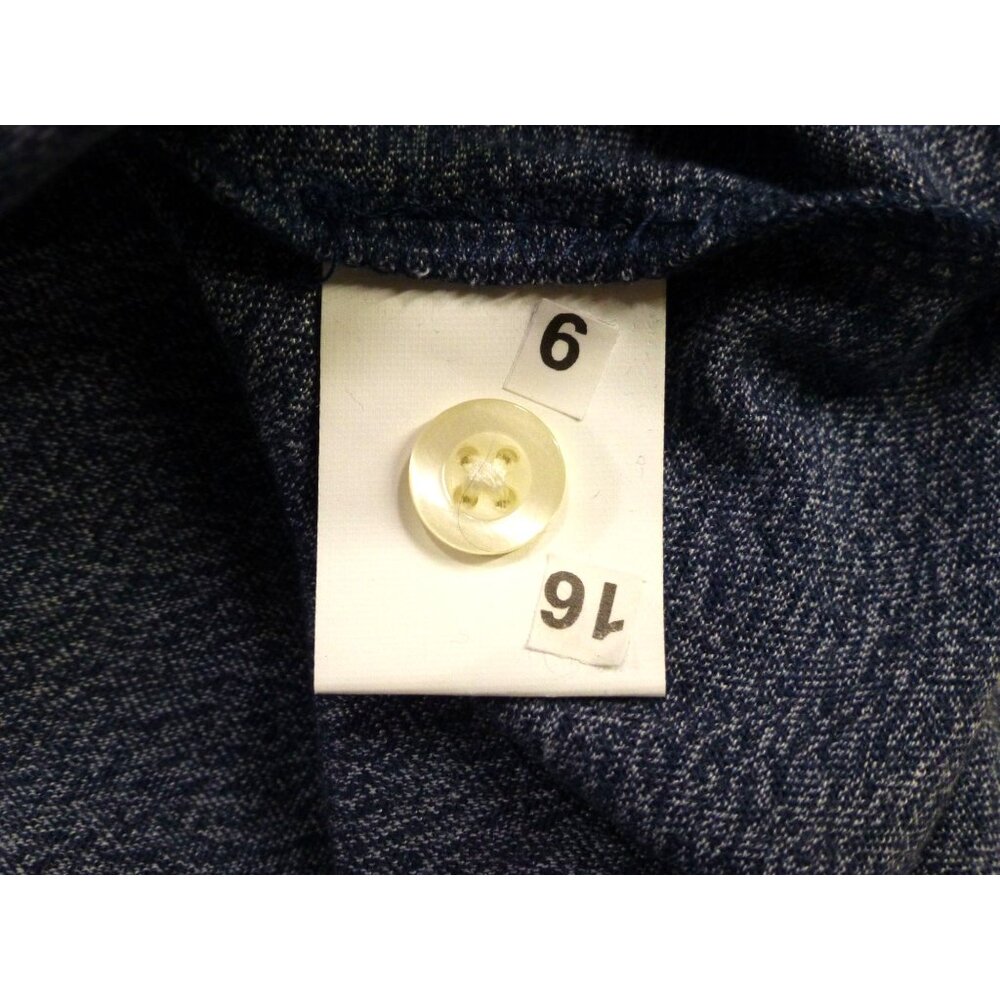 Simply Southern Outfitters XL Mens Heathered Blue Polo Shirt Red Dog Logo - Picture 11 of 12